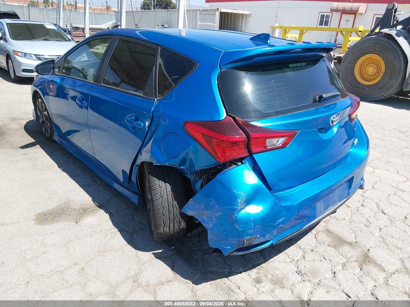 TOYOTA COROLLA IM 2018 VIN JTNKARJE4JJ564665