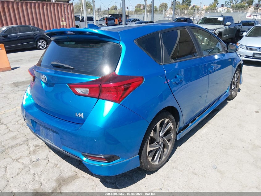 TOYOTA COROLLA IM 2018 VIN JTNKARJE4JJ564665