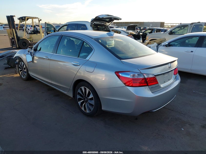 Vin: 1hgcr6f5xea008697, lot: 46558082, honda accord hybrid ex-l 20143