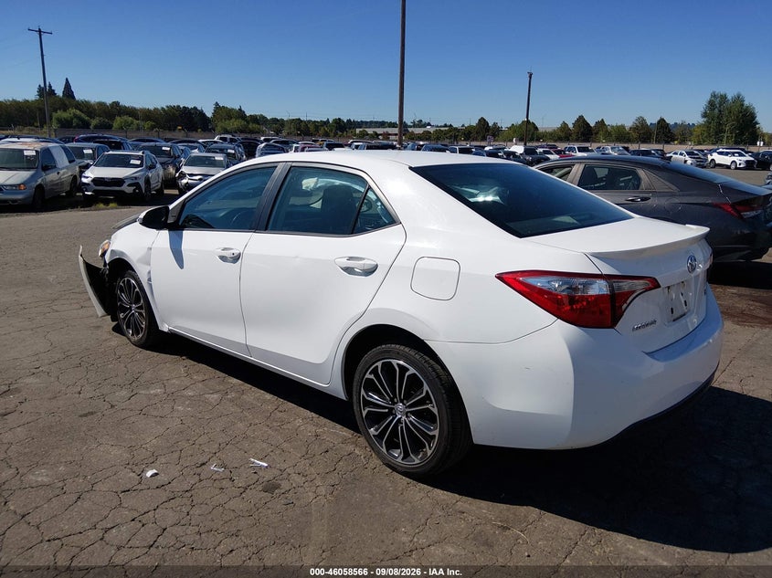 Vin: 2t1burhe3ec084829, lot: 46558088, toyota corolla s plus 20143