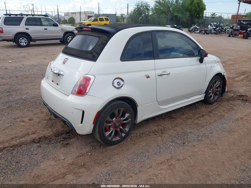 Vin: 3c3cffjh3ft603527, lot: 46558090, fiat 500c abarth 20154