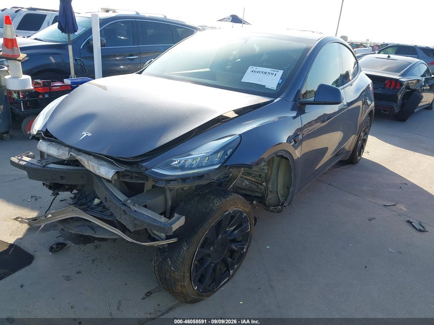Vin: 7saygdee9pa053866, lot: 46558113, tesla model y awd/long range dual motor all-wheel drive 20232