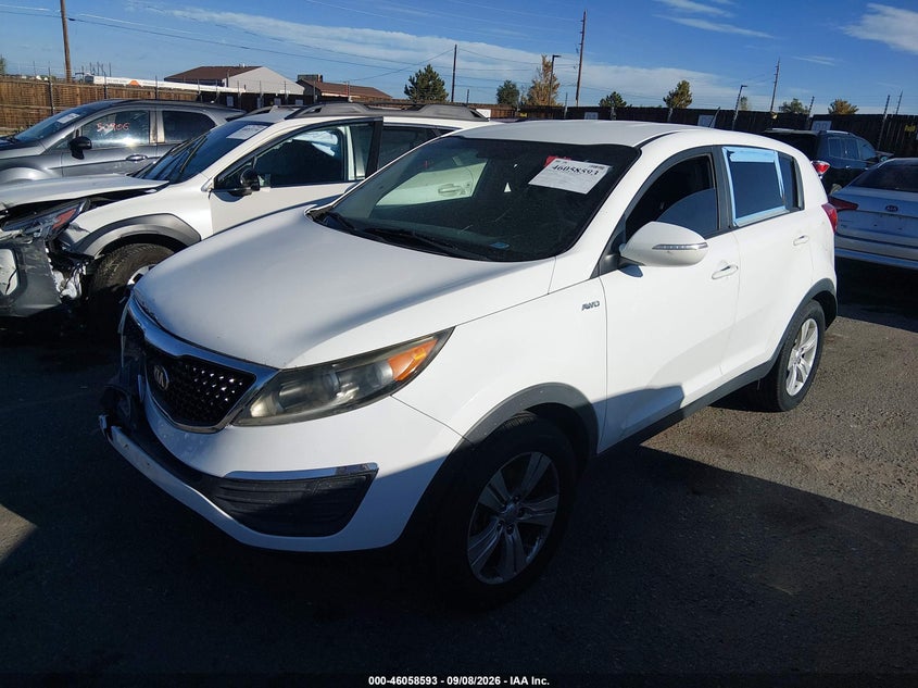 Vin: kndpbca20d7420851, lot: 46558115, kia sportage lx 20132