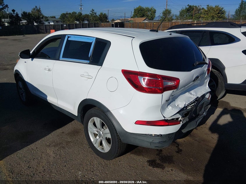 Vin: kndpbca20d7420851, lot: 46558115, kia sportage lx 20133