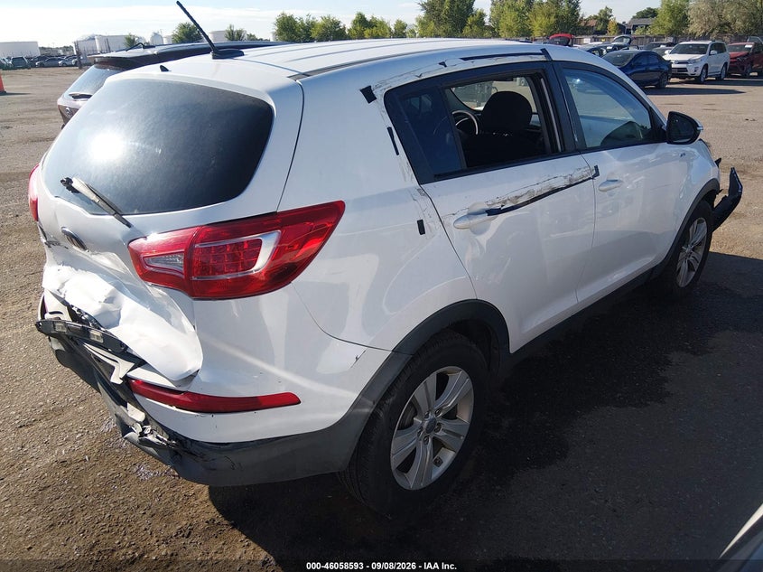 Vin: kndpbca20d7420851, lot: 46558115, kia sportage lx 20134