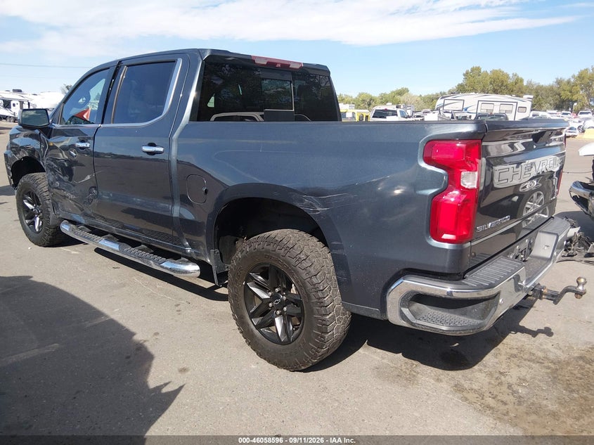 Vin: 1gcuygel3kz134750, lot: 46558118, chevrolet silverado 1500 ltz 20193