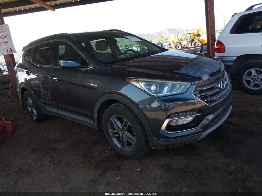 Vin: 5xyzu3lb5jg549750, lot: 46558123, hyundai santa fe sport 2.4l 2018 img_1