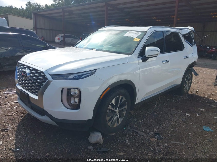 Vin: km8r24he2lu155022, lot: 46558132, hyundai palisade sel 20202