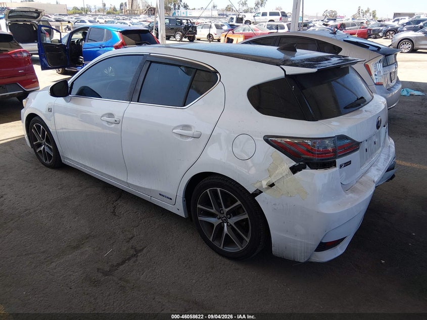 Vin: jthkd5bh4g2270049, lot: 46558144, lexus ct 200h 20163