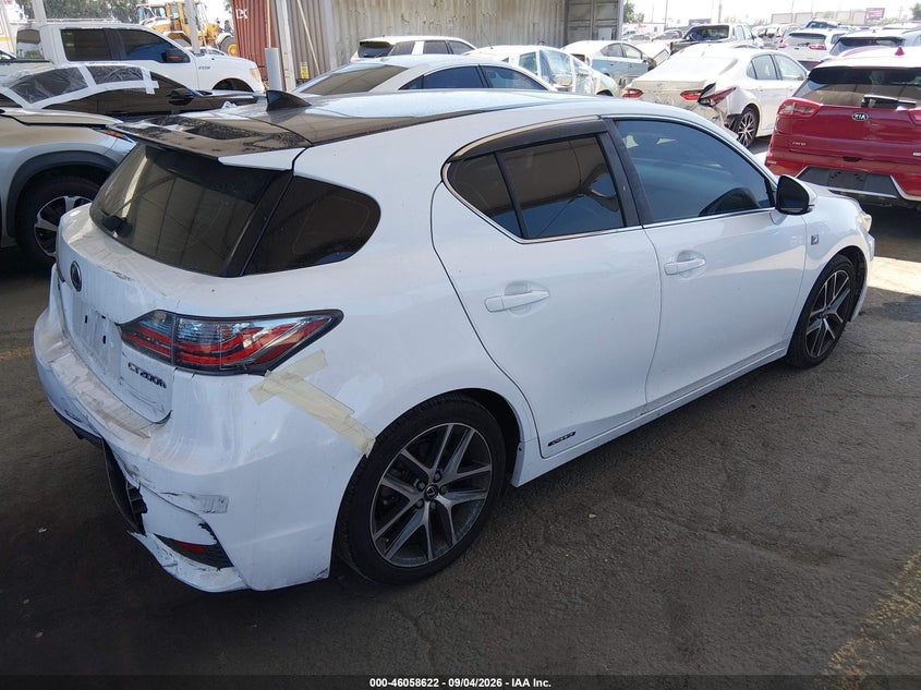 Vin: jthkd5bh4g2270049, lot: 46558144, lexus ct 200h 20164