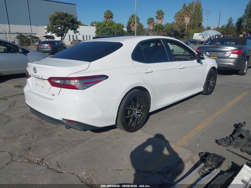 Vin: 4t1b11hk5ju139189, lot: 46558158, toyota camry le 20184