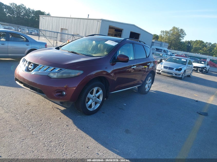 2009 NISSAN MURANO auction photo 2