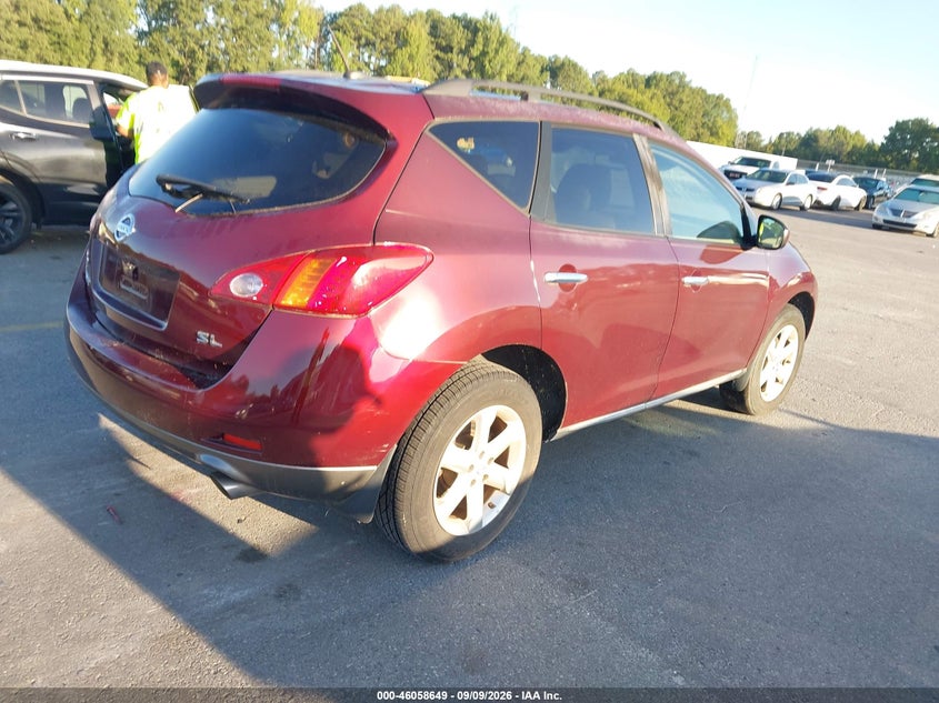 2009 NISSAN MURANO auction photo 4