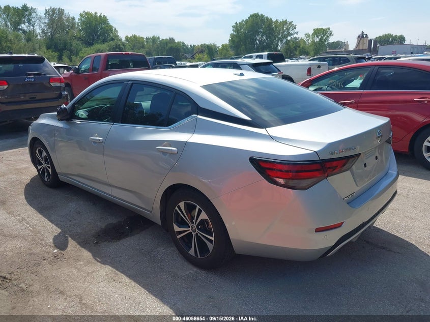 Vin: 3n1ab8cvxny220895, lot: 46558176, nissan sentra sv xtronic cvt 20223