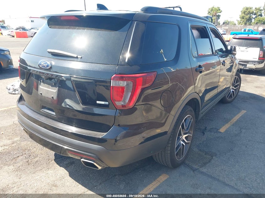 Vin: 1fm5k8gt6ggc59684, lot: 46558207, ford explorer sport 20164