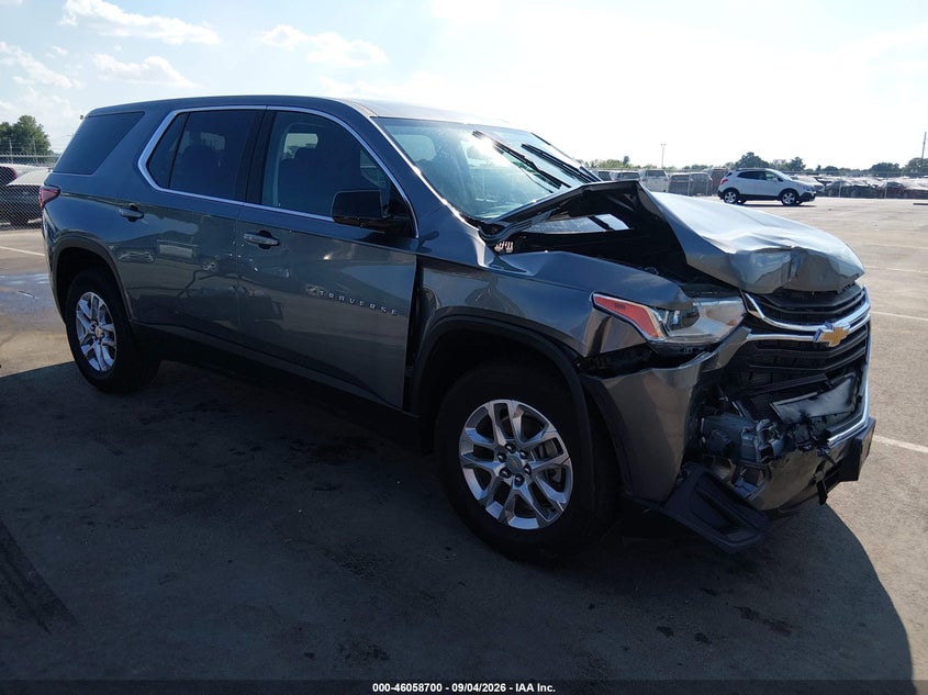 Vin: 1gnerfkw1lj280811, lot: 46558222, chevrolet traverse fwd ls 2020 img_1