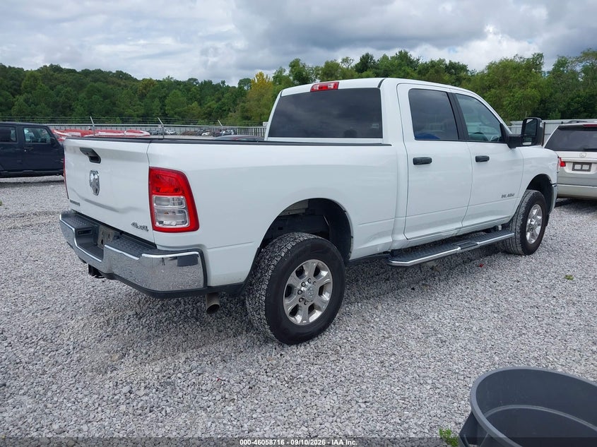 Vin: 3c6ur5dj7rg366495, lot: 46558238, ram 2500 big horn  4x4 6'4 box 20244