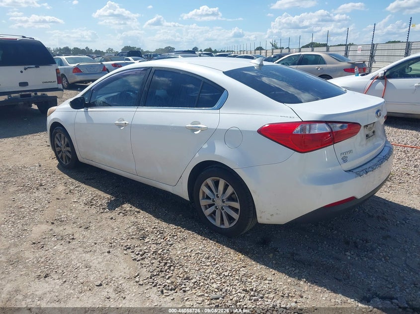 Vin: knafx4a87e5200723, lot: 46558248, kia forte ex 20143