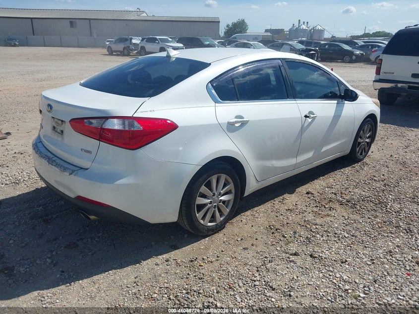 Vin: knafx4a87e5200723, lot: 46558248, kia forte ex 20144