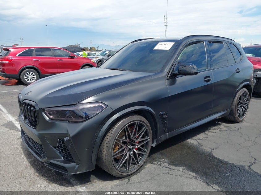 Vin: 5ymju0c05m9g92689, lot: 46558259, bmw x5 m 20212