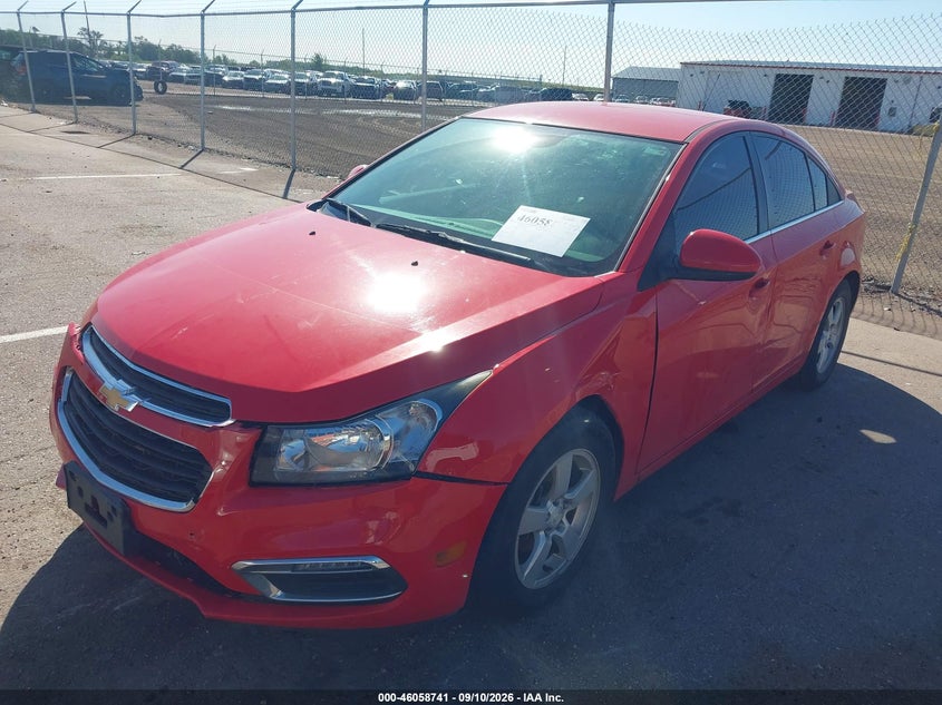 Vin: 1g1pe5sb9g7165468, lot: 46558263, chevrolet cruze limited 1lt auto 20162