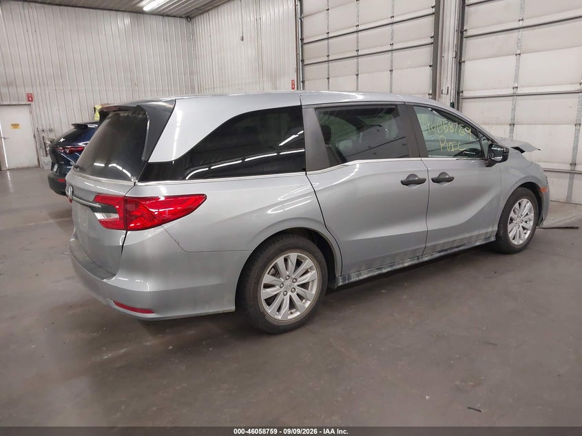 Vin: 5fnrl6h2xmb014454, lot: 46558281, honda odyssey lx 20214