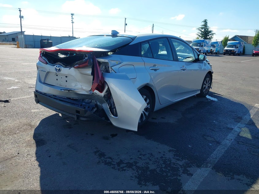 Vin: jtdkamfp6m3173981, lot: 46558288, toyota prius prime le 20214