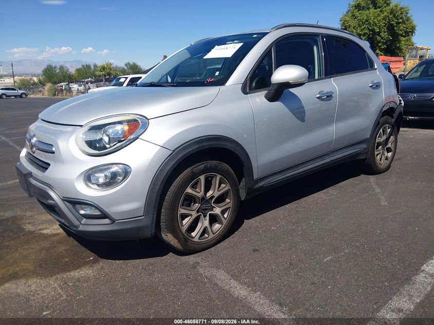 2017 Fiat 500X, Rear, IAAI, VIN ZFBCFXCB8HP616519 — photo 2