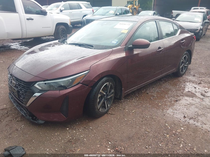 Vin: 3n1ab8cv1sy276607, lot: 46558295, nissan sentra sv 20252