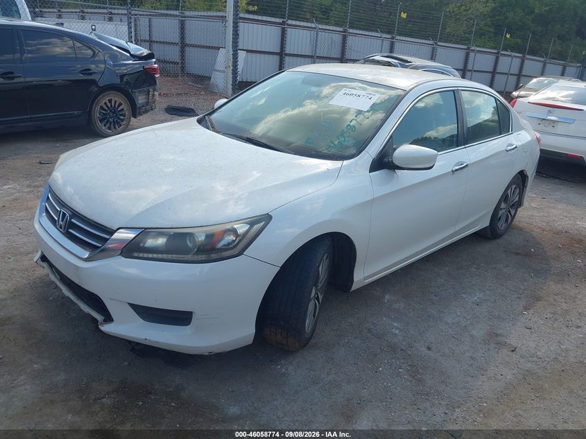 Vin: 1hgcr2f39ea300333, lot: 46558296, honda accord lx 20142