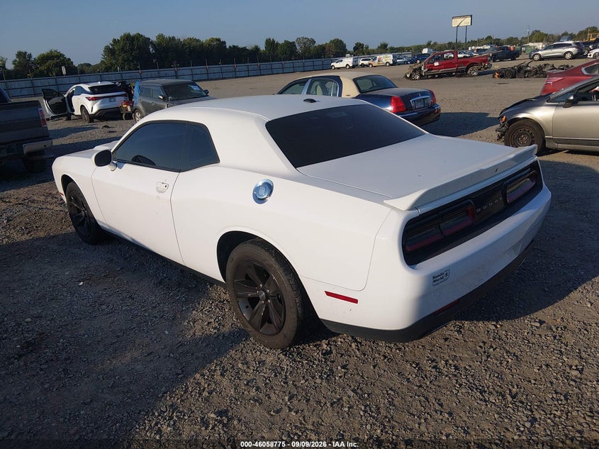 Vin: 2c3cdzag1jh121851, lot: 46558297, dodge challenger sxt 20183