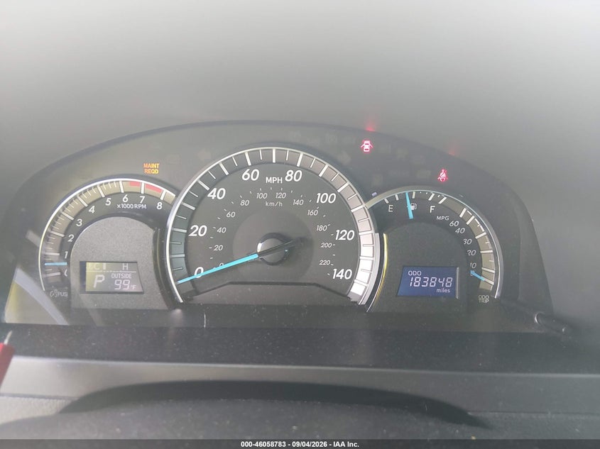 2012 TOYOTA CAMRY auction photo 7