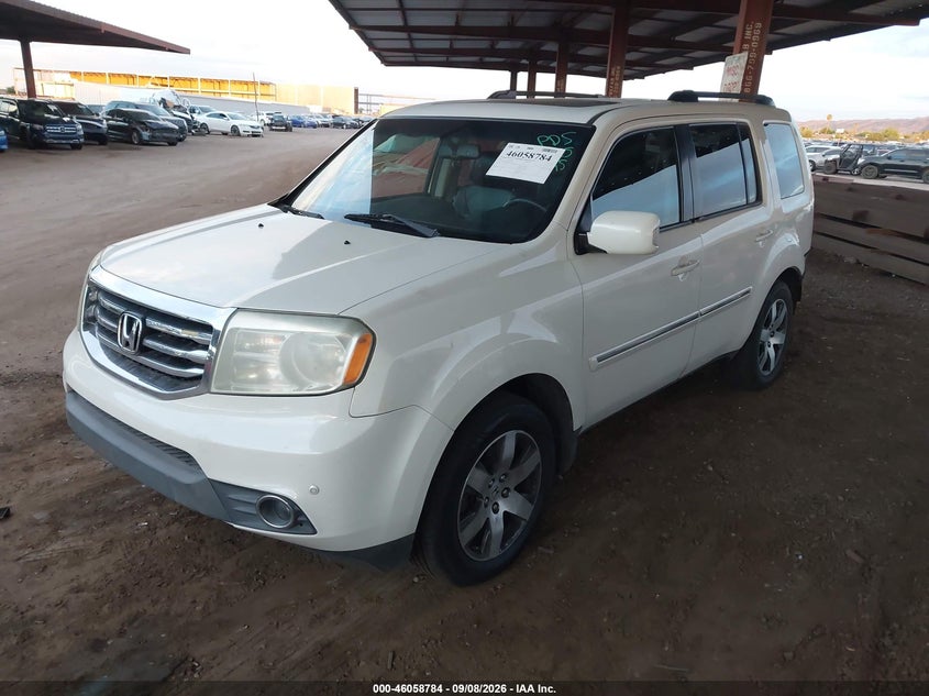 Vin: 5fnyf3h90db016227, lot: 46558306, honda pilot touring 20132