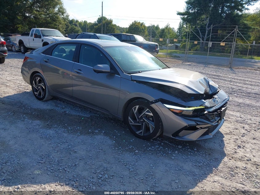 2024 Hyundai Elantra Limited, Перёд, IAAI, VIN KMHLP4DG5RU792932