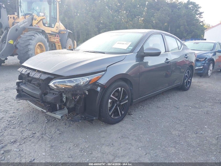 Vin: 3n1ab8cv1sy303594, lot: 46558319, nissan sentra sv 20252