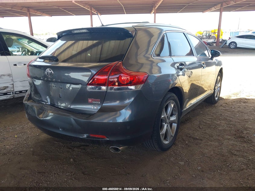 Vin: 4t3zk3bbxdu059107, lot: 46558336, toyota venza le v6 20134