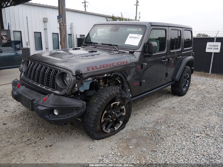 Vin: 1c4pjxfn2sw526380, lot: 46558353, jeep wrangler 4-door rubicon 4x4 20252