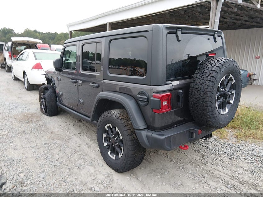 Vin: 1c4pjxfn2sw526380, lot: 46558353, jeep wrangler 4-door rubicon 4x4 20253