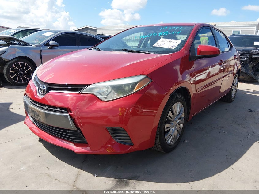 Vin: 5yfburhe8gp519282, lot: 46558366, toyota corolla le 20162