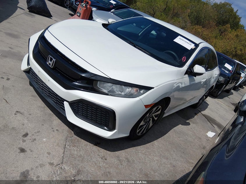 Vin: shhfk7h24ju235179, lot: 46558382, honda civic lx 20182