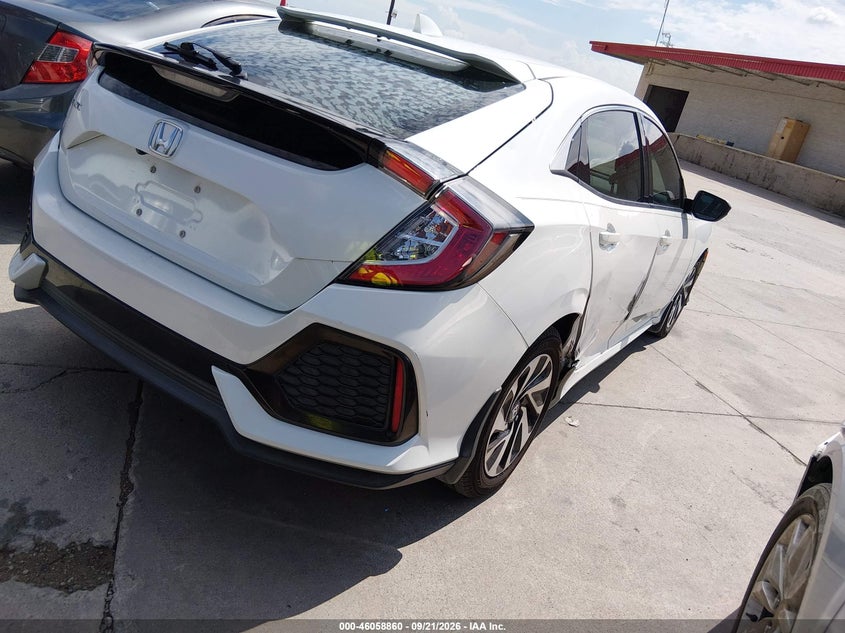 Vin: shhfk7h24ju235179, lot: 46558382, honda civic lx 20184