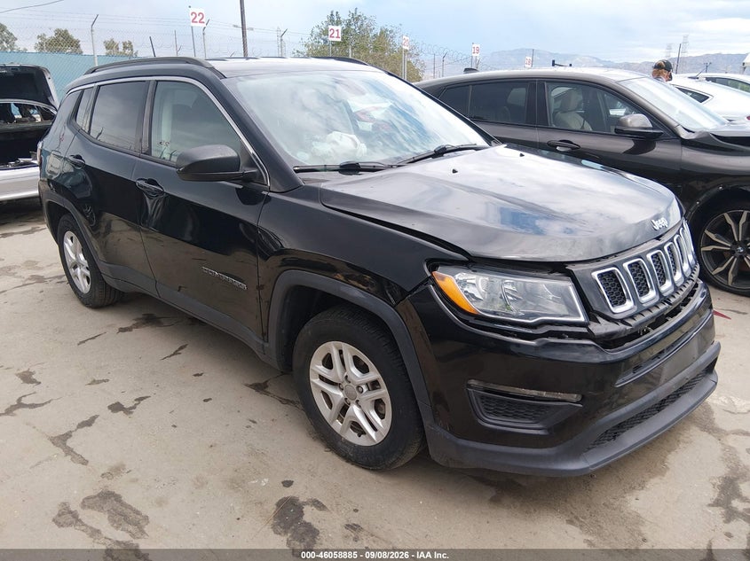 Vin: 3c4njcab8kt743922, lot: 46558407, jeep compass sport fwd 2019 img_1