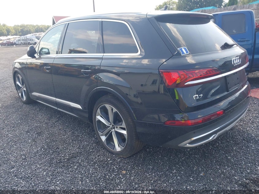 Vin: wa1vxbf72pd019826, lot: 46558414, audi q7 prestige 55 tfsi quattro tiptronic 20233