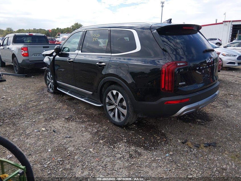 Vin: 5xyp6dhc7ng206646, lot: 46558427, kia telluride s 20223