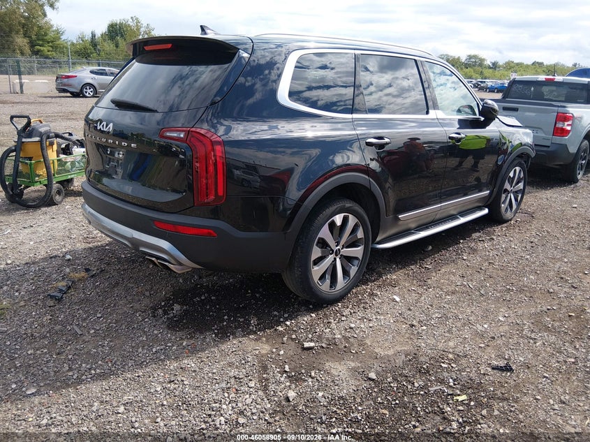 Vin: 5xyp6dhc7ng206646, lot: 46558427, kia telluride s 20224