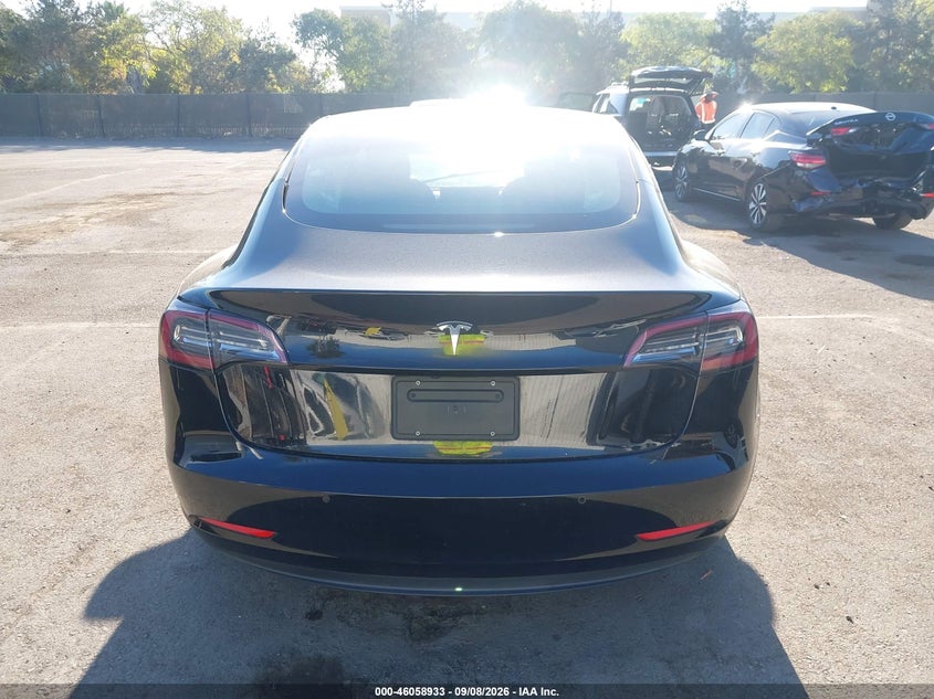 TESLA MODEL 3 2022 VIN 5YJ3E1EA6NF169857
