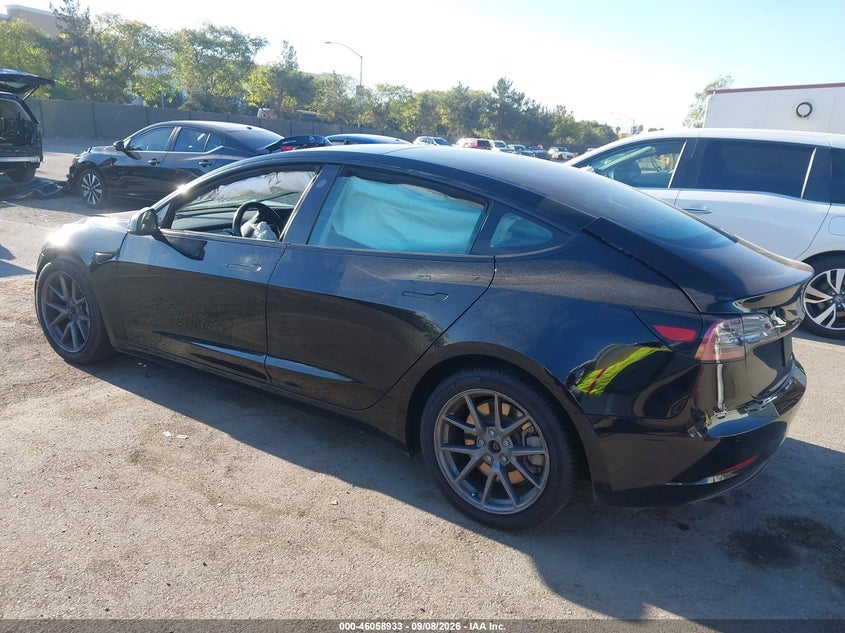 Vin: 5yj3e1ea6nf169857, lot: 46558455, tesla model 3 rear-wheel drive 20223