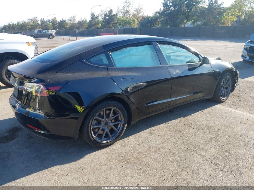 Vin: 5yj3e1ea6nf169857, lot: 46558455, tesla model 3 rear-wheel drive 20224