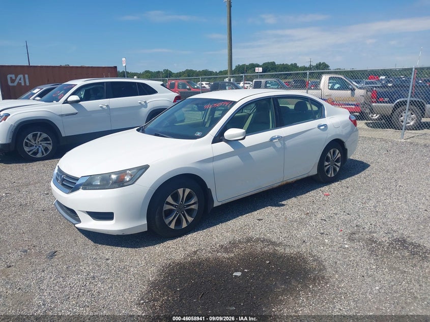 Vin: 1hgcr2f39ea140969, lot: 46558462, honda accord lx 20142