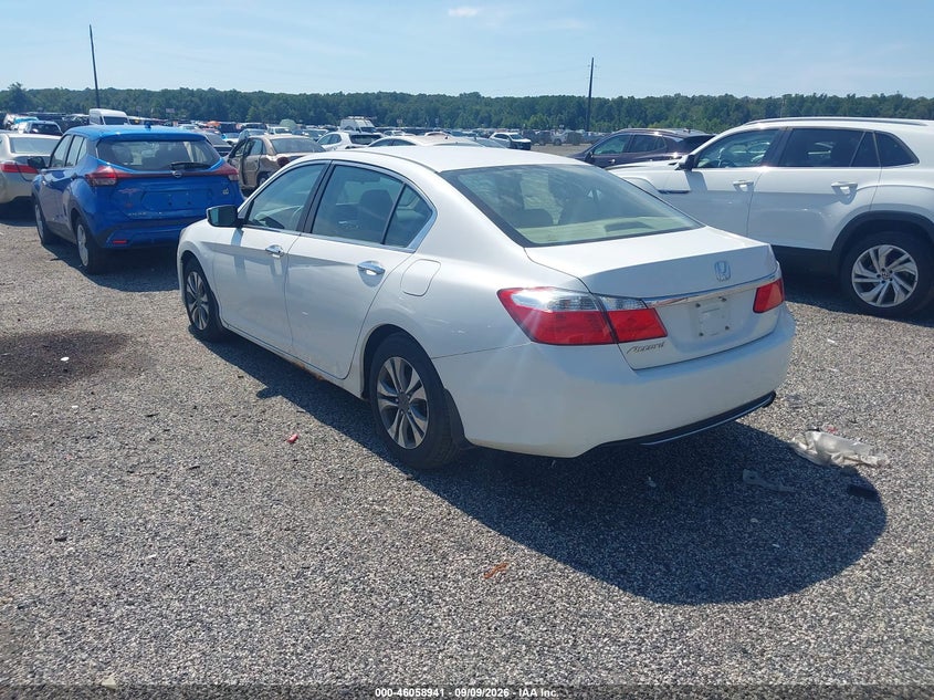 Vin: 1hgcr2f39ea140969, lot: 46558462, honda accord lx 20143